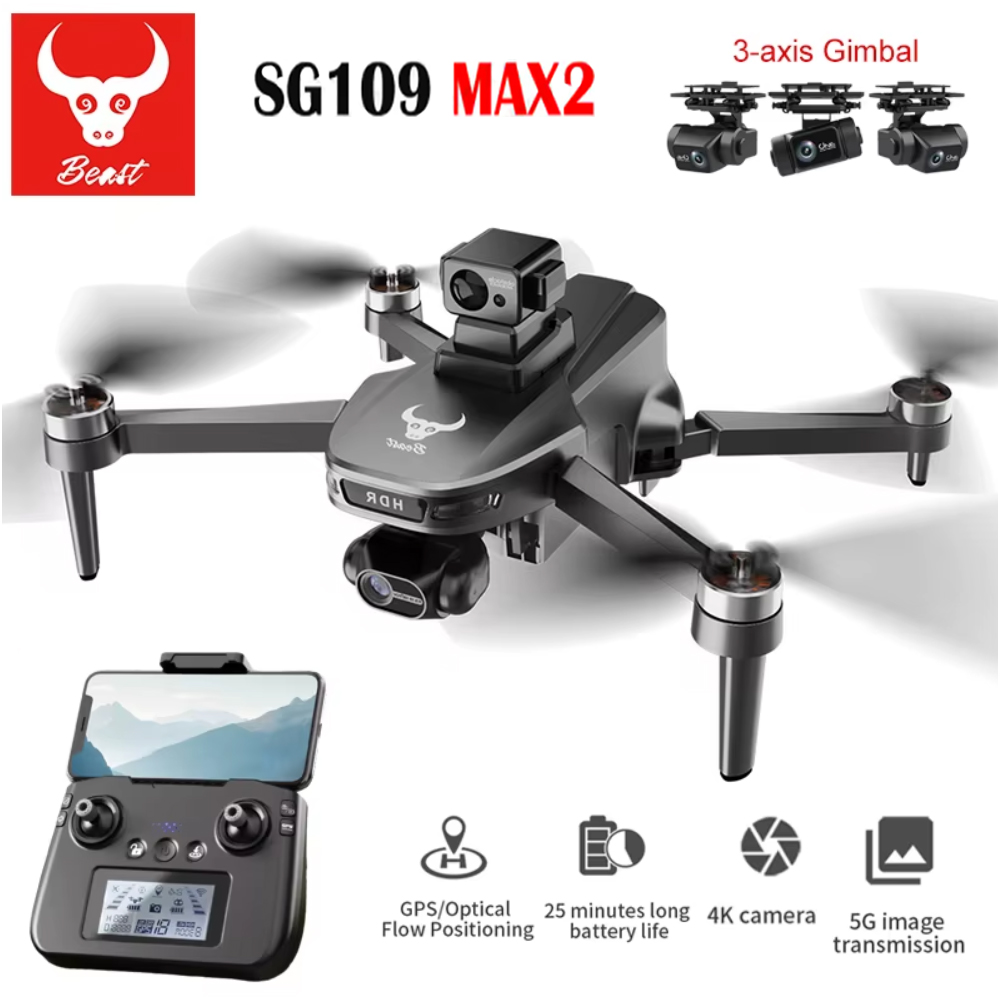 Drone Camera Professional - SG109 MAX2 Drone professionale con fotocamera
