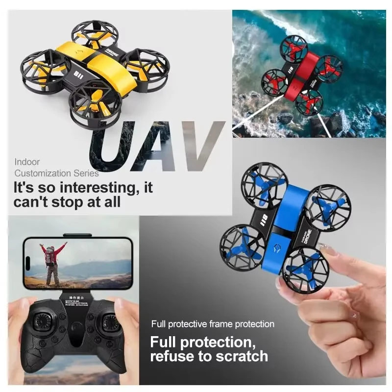 Drone Camera Hd - Mini Drone D12 con Telecamera 4K